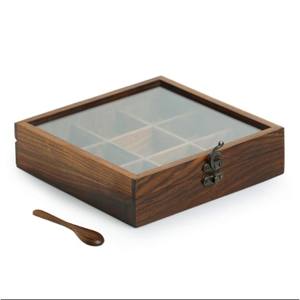 Boîte à épices et accessoires de camping en bois moderne de qualité supérieure, fabriquée en Inde - Product Image 2