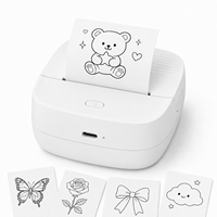 Mini-imprimante photo sans fil portable de 2 pouces, machine à autocollants sans encre pour Android, pour photos de téléphone et notes d'étude – En stock