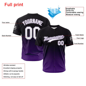 เสื้อเบสบอลคุณภาพสูงแบบเปล่าขายส่ง ไซส์ใหญ่ ชุดกีฬาเบสบอลและซอฟต์บอล - Product Image 5