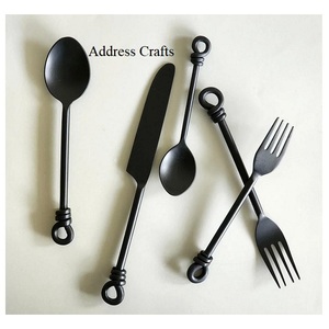 Elegant PVD Gold Plated <b>Flatware</b> Set Premium Gold Cutlery Twisted Handle Dessert Spoon Dinner Fork Knife Tableware Place Setting - Product Image 5