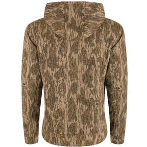 Sudadera con Capucha de Camuflaje para Hombre al por Mayor, Sudadera Táctica Casual con Bolsillo Canguro de Forro Polar para Caza al Aire Libre con Diseño de Corteza de Árbol - Product Image 2