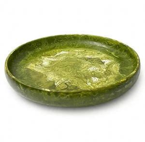 Ensaladera de Resina Premium con Diseño de Ondas Acuáticas para Comedor de Lujo en el Hogar, Hotel, Restaurante, Buffet y Colección de Vajilla Elegante - Product Image 4
