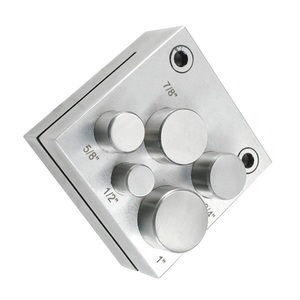 Juego de cortadores de discos redondos de 5 tamaños, 1/2 "-1", para cortar discos de metal circulares, herramientas y equipos para la fabricación de joyas - Product Image 5