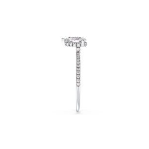 แหวนเพชร REYES Sparkling 1.17 กะรัต HPHT CVD เพชรเลี้ยงในห้องปฏิบัติการ ดีไซน์วงแหวนซ่อนรอบเพชร ขายส่ง ทองคำแท้ 14K ของขวัญแต่งงาน เครื่องประดับชั้นดีสำหรับผู้หญิง - Product Image 4