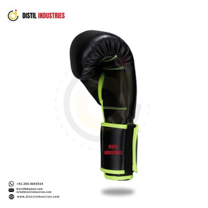 For Professional Mexican Style Boxing Gloves Custom Logo Cowhide Leather Lace-Up Non-Slip Adjustable <b>Wrist</b> <b>Strap</b> Gloves - Product Image 2
