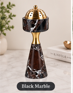 Acolchando a los Invitados con la Hospitalidad Árabe Tradicional: Quemador de Incienso de Metal y Resina Duradero con Fragancia de Bakhoor para Incienso Indio - Product Image 6