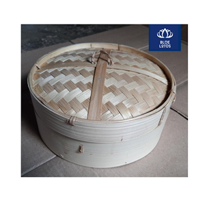 Meilleures ventes : Cuiseur vapeur en bambou écologique, sûr et propre, ustensile de cuisine en bois pur, idéal pour la cuisson à la vapeur des pains et des fruits de mer, fournisseur direct - Product Image 1
