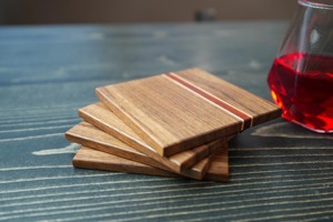Luxury Wooden <b>Coaster</b> Touch Wooden <b>Coaster</b> <b>Set</b> Suitable For Premium Homes And Exclusive Decor Natural Color Customized Shape - Product Image 6