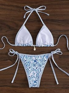 <b>Bikini</b> set for beachwear bath in the polyester fabric - Product Image 5