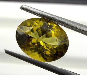 Piedra Suelta de Crisoberyl Natural, Corte Ovalado, Color Amarillo Dorado, 7x9 mm, 1.80 Quilates, Sin Orificio, para Joyería, de Shamim Gems - Product Image 3