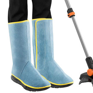 Couvre-chaussures de protection en cuir fendu pour soudeurs – Protection robuste pour les pieds, résistantes aux chocs - Product Image 1