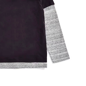 Nouveau design, haute qualité, 100% coton, thermique, double couche, t-shirt à manches longues surdimensionné pour homme, séchage rapide, respirant - Product Image 5