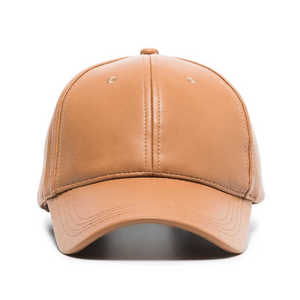 Casquette de baseball de haute qualité en cuir véritable pour homme, ajustable, en cuir de vachette véritable, casquette d'hiver - Product Image 1