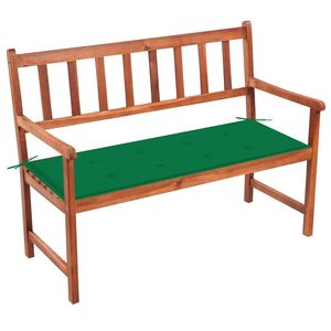 Panca da Giardino in Legno di Acacia Massiccio di Media Durata, Panca da Patio Naturale - Product Image 1