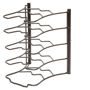 Organizador de Sartenes Vintage de Metal de Primera Calidad para Gabinetes de Cocina y Encimeras, Estante Ahorrador de Espacio para Ollas y Sartenes - Product Image 3