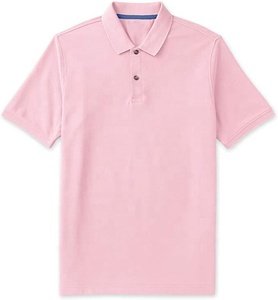 Camiseta Polo de Primera Calidad para Hombre, 100% Algodón, Diseño de Patrón Sólido, Personalizable, MOQ, Venta al Por Mayor Directa de Fábrica - Product Image 2