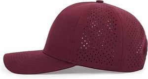 Casquette Snapback en Maille à 6 Panneaux Bordeaux Respirante Unisexe Réglable pour Activités de Plein Air Printemps-Été Adulte - Product Image 5
