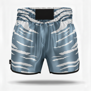 Shorts de Muay Thai con Estampado Digital de Camuflaje Urbano, Shorts de Boxeo Tailandés con Estampado Completo de Alta Definición - Product Image 1