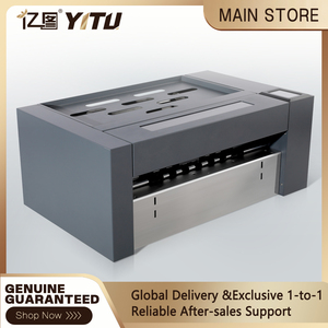 Servo motor Automatic Sheet Fed Label Die Cutting Machine for Advertising Sign Auto-feeding High-speed label cutter HY370S - Product Image 2