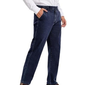 Jeans en denim pour hommes, fabricant direct d'usine avec options de logo personnalisé pour les commandes en gros et l'approvisionnement de marques de vêtements mondiales - Product Image 1
