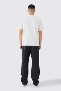 เสื้อยืดผู้ชายหรูหรา ผ้าฝ้าย 100% ทรงปกติ สำหรับใส่เป็นทางการ คอกลม ระบายอากาศได้ดี ผลิตในปากีสถาน - Product Image 3