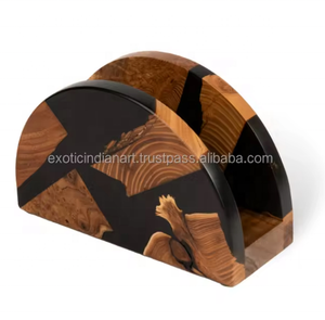 2025 Top Selling Blue <b>Resin</b> Epoxy Napkin Holder Modern Art Angel Style for Home Dining Room Kitchen Ornements and <b>Gifts</b> - Product Image 4