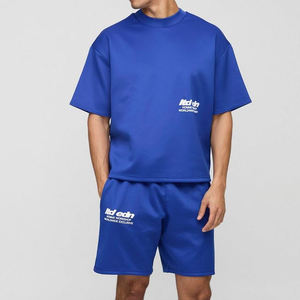 Oferta Especial: Conjunto de Camiseta de Manga Corta y Pantalones Cortos Casuales de Invierno para Hombre, Secado Rápido, Servicio OEM - Product Image 2