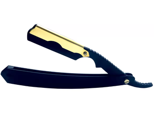 Navaja de Afeitar Profesional de Acero Inoxidable con Mango de Madera, Afeitadora Manual para Barba, Personalizable para Hombres - Product Image 1