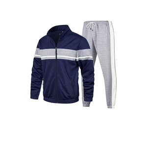 <b>Fleece</b> <b>Lined</b> Tracksuit Set Warm Zip Hoodie and <b>Jogger</b> Pants Winter Casual Sports Gym Training Outdoor Travel Soft <b>Men</b> - Product Image 1