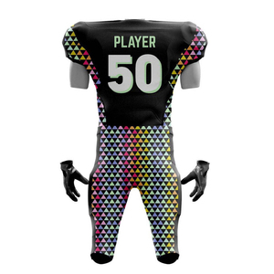 High Quality American Football Uniforms <b>Mesh</b> Fabric Quick Dry Team Wear Custom Jerseys and <b>Pants</b> OEM ODM Factory Supply - Product Image 3