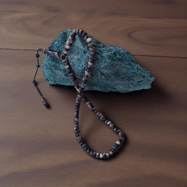 Buffalo Horn Rosary, Bone Tasbih, Muslim Prayer Beads, Islamic Gift, Tasbeeh, Masbaha,