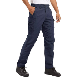 Pantalon cargo décontracté pour homme, logo personnalisé, 100 % coton, léger, coupe droite, modèle très vendu, design uni - Product Image 1