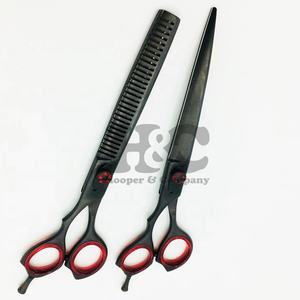 Nouvel ensemble de ciseaux de toilettage pour animaux de compagnie, acier inoxydable, lame tranchante, logo personnalisé, ciseaux à effiler légers, ciseaux pour vison - Product Image 3