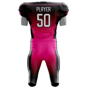 Professional Unisex Sports Uniforms Custom High Quality 100% Polyester Breathable Quick Dry Plus Size American Football Jersey - Product Image 3
