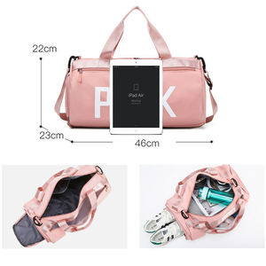 กระเป๋าเดินทางแบบดัฟเฟิลขนาดใหญ่ น้ำหนักเบา ขยายได้ ใส่ของได้เยอะ สำหรับออกกำลังกาย กีฬา และกิจกรรมกลางแจ้ง ผลิตจากโพลีเอสเตอร์กันน้ำ รับผลิตตามสั่งพร้อมโลโก้ - Product Image 3