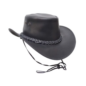 Chapeaux de cowboy en cuir, nouvelle collection, vente en gros, avec logo, taille et couleur personnalisés, en matériaux de qualité supérieure, chapeau tendance et élégant - Product Image 1