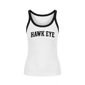 HAWK EYE SPORTS Top de yoga corto de punto para mujer, efecto segunda piel, color liso, espalda con aberturas, transpirable, cuello redondo - Product Image 6