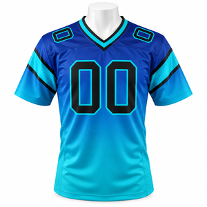 เสื้อเจอร์ซีย์อเมริกันฟุตบอลแบบมีแขนระบายอากาศ พิมพ์ลายซิลิโคนตามสั่ง พร้อมหมายเลขและโลโก้ ดีไซน์ทันสมัยสำหรับผู้ใหญ่ - Product Image 5