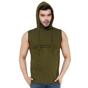 High Quality Sleeveless Muscle Fitness <b>Hoodie</b> for Men Autumn <b>Workout</b> Sweatshirt Digital Printing Breathable Eco-Friendly - Product Image 5