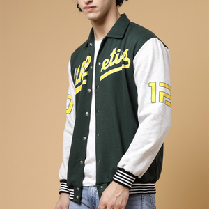 Custom Vintage School College <b>Mens</b> Varisty <b>Jackets</b> Leather sleeves Wool Letterman Crop <b>Varsity</b> <b>Jacket</b> ladies baseball chenille - Product Image 2