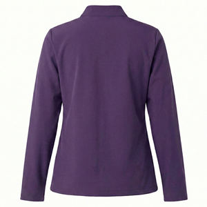 Veste de travail médicale personnalisée à col montant et double poche avant, extensible, pour infirmières - Prix de gros - Product Image 3