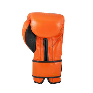 Guantes Profesionales de MMA de Cuero Vacuno con Cierre de Gancho y Bucle, Diseño de Dedos Completos, para Entrenamiento de Sanda, Boxeo y Sparring, Impermeables - Product Image 2