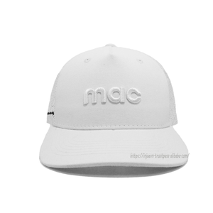 Casquette Trucker 5 Panneaux Broderie Logo Minimaliste Personnalisée Étiquette Privée Chapeau en Maille pour Promotion Commerciale Unisexe Décontracté - Product Image 6