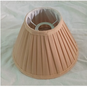 Simple Design Table Gathered Lamp Shade & Pleated Shade Customize Fabric Shade Desk Lamp for table lamp shades best for hotel - Product Image 1