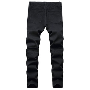 Jeans Skinny Blancs pour Hommes, Tailles 29-42, Nouveau Modèle Slim Fit, Tendance Moto, Jeans Droits en Denim - Product Image 4