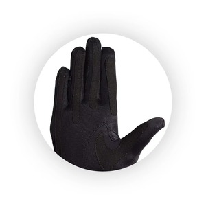 Horse <b>Bits</b> Stainless Steel Equestrian Riding Equipment Black with Silver Hardware Leather Classy Black Dressage & Training Glove - Product Image 2