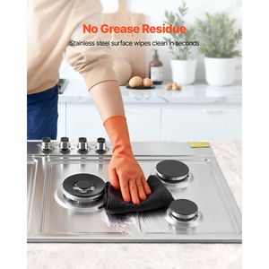 Piano Cottura a Gas Incasso in Acciaio Inox da 36 Pollici con 5 Bruciatori fino a 38300BTU, Convertibile GPL/Gas Naturale, Doppia Alimentazione, 38300BTU Max - Product Image 5
