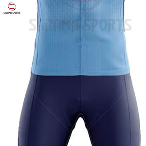 Combinaison de natation, de cyclisme et de triathlon personnalisée avec logo imprimé par sublimation, colorée, pour hommes et unisexe - Product Image 4