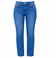 Pantalon en jean boyfriend pour femme, coupe décontractée, taille élastique avec cordon de serrage, respirant, style Y2K, avec logo personnalisé et ceinture léopard, style urbain