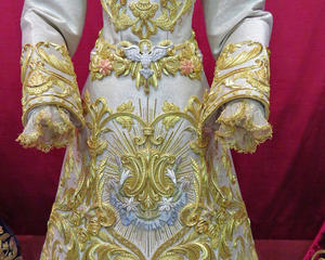 Exhibición San Benito Historia y Sonidos de la Hermandad 5ª Parte Vestido con Falda Bordada a Mano Trajes Bordados Personalizados - Product Image 4